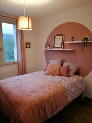 Image of Nice apartment 56m², bright, nice view, 9 min from Lamalou center, art and health.