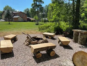 Image of 2 Story House w Patio, Fire Pit & Pond &Hot tub