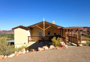 Image of Views of the La Sal Mountains, Red Rock Cliffs, and a Private wrap around Deck!