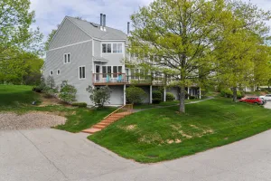 Image of Four-level condo near Story Land w\/mtn views, private washer\/dryer, & gas grill