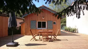 Image of Ô'3 - Exterior wooden house - 150m from the Bassin beach - 50m from shops - 300m² from the garden