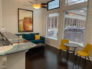 Image of King Bed and Huge Windows in the Heart of Downtown Greensboro