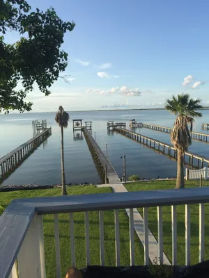 Image of Waterfront Bay House with Elevator, 350' Lighted Fishing Pier with Boat Lift.