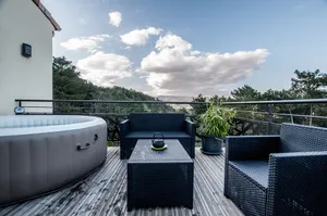 Image of modern villa with heated pool and jaccuzzi for 6 people, classified 4 *