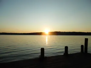 Image of Lake Tillery- Beautiful sunrises, large screened porch, and newly renovated home