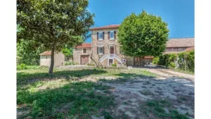 Image of Ardeche in Provence with shady park