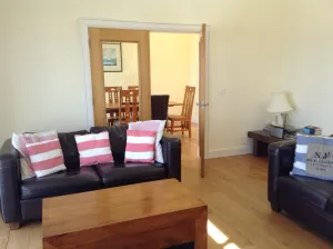 Image of Bright spacious house with sea views and balcony. Golf, Surfing, Walks, Scenery.