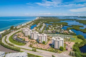 Image of The newly renovated condo is steps away from Barefoot Beach, and Lover's Key