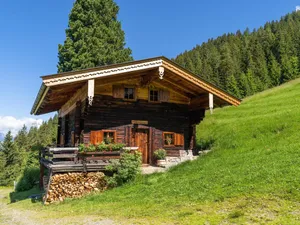 Image of Alpine hut in a remote location