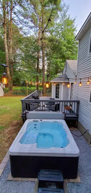 Image of Hot Tub\/Pool Table- Hidden Gem of Saratoga Springs