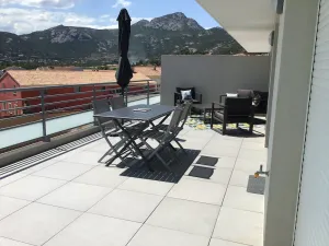 Image of Calvi bright T3 top floor 65m2 panoramic view, 4 people, 2 bedrooms, parking