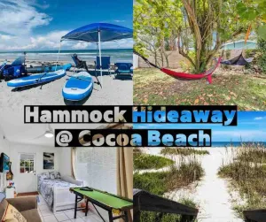 Image of Hammock Hideaway with Bikes, Hot Tub, Beach Toys + Chairs, Massage Chair + more!