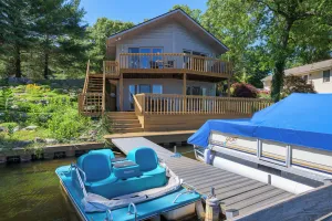 Image of Paddler's Paradise Lakefront Comes With Pontoon