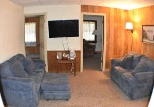 Image of Cozy 3 bedroom suite with living room. Close to hiking trails, ski resorts and family parks!
