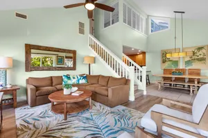 Image of Luxury Condo In Poipu Beach, Central Air Conditioning, Pools and Mountain Views