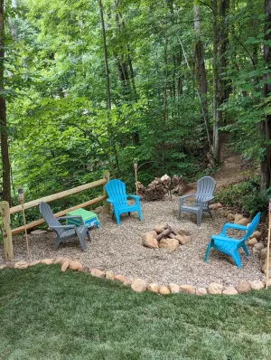Image of Cozy cottage with hot tub. Relax and enjoy family time and nature.