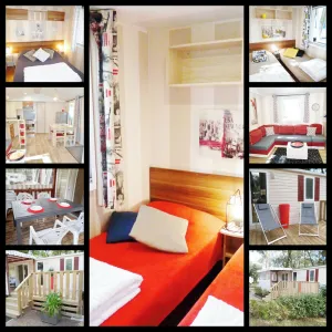Image of HOME-COZY 40m2 Night or Stay (3Ch-2SdB-2Wc) Direct access to the sea, 4 * Campsite