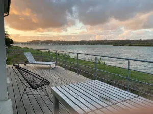 Image of House on the edge of the harbour.  Quiet with sea and garden views!