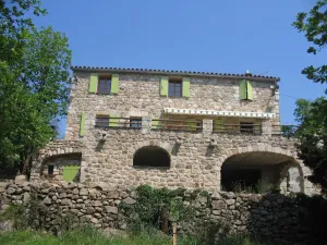 Image of Detached 4* gîte, with private pool, in quiet southern Ardèche.