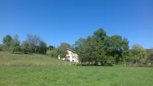 Image of Beautiful cottage in the countryside in Ronchamp near the Corbusier architect
