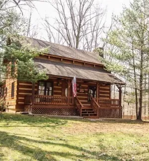 Image of Rich Hardesty’s Brown County Country Cabin Treehouse Campfire Getaway