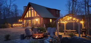 Image of Private STUNNING MTN VIEWS WIFI 6 ACRES Jetted tub 15 min-Lake James EV Charger