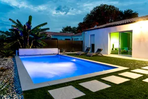Image of Dolus D'Oléron, new, quiet, comfortable house with private heated pool.