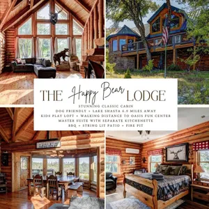 Image of Stunning Cabin Minutes From Shasta Lake