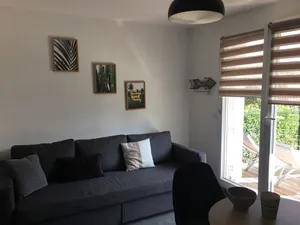 Image of Beachfront Studio in Merville-Franceville with Terrace for 3 Guests