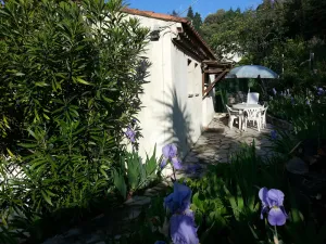 Image of 65m2 apartment, independent in villa, terrace, garden and parking, 5 Pers.