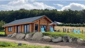 Image of Quiet chalet with superb unobstructed view of the Morvan mountains