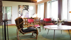 Image of Mid-Century Lakefront Haven Near Wayzata