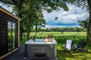 Image of Panorama Wellness Lodge jacuzzi sauna and sunshower 2 persons