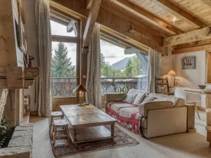 Image of Appartement 2 chambres avec balcons, Wifi et parking à proximité des pistes - Megève Jaillet - FR-1-453-292