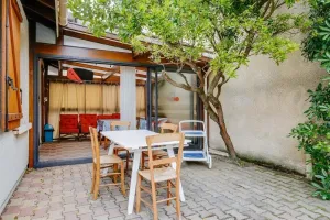 Image of 400 m from the beach, apartment for 5 people. with private garden