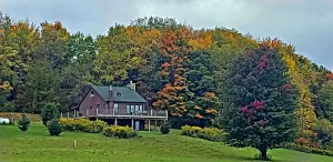 Image of Chalet close to Ellicottville, NY with breathtaking views.