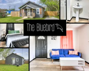 Image of The Bluebird: Modern 1 Bed, Large Peaceful Yard