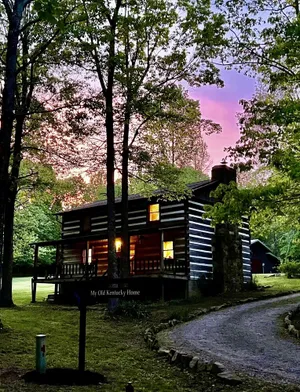 Image of My Old Kentucky Home!  Restful Log cabin retreat..