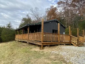 Image of Serene Cabin on 400 acres, deep in woods w\/ a pond. Perfect for 2, can sleep 8
