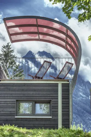 Image of Zugspitz noise 2 | Fantastic living right on the river bank with a view of the Zugspitze