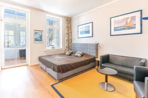 Image of 2-room apartment, fireplace, WLAN, parking space, balcony, beach chair on the beach