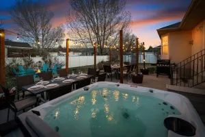 Image of 🏠Private home with hot tub. Beds for 32!