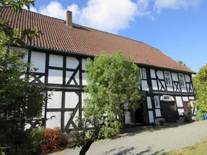 Image of Musikhaus Medebach. This historic house is in the village in Hochsauerland.