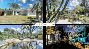 Image of Tropical Home With Waterfall, HotTub, Fenced Yard, Beachy Lounge Area & Pets!