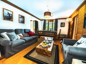 Image of Modern Ski-In\/Ski-Out Apartment with Balcony, Stunning Views & WiFi in Tignes