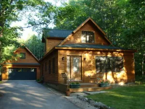Image of Charming quality built home with private Mullett Lake beach access
