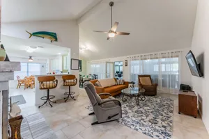Image of Private Hot Tub, Stone Floors, Tall Fenced Yard, Fire Pit, & BBQ Grill