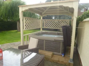 Image of Suite for 2 with exclusive Hot Tub, robes, garden in Historic Castle Town