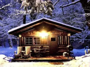 Image of Rustic Log Cabin #1 - \"Rustic Retreat\"