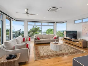 Image of Coastal Beach House Elegance with Stunning Views